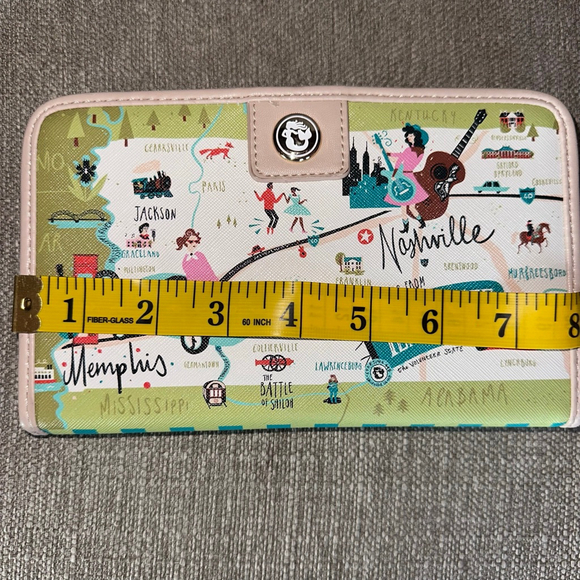 NWOT Spartina 449 Daufuskie Island Snap Close Wallet Tennessee Memphis Nashville - Picture 5 of 6